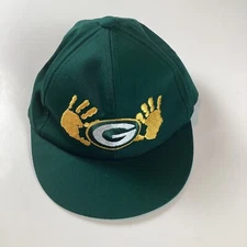 Green Bag Packers Cap Hat Young’s Kids Comfort Football Sports Casual Soft