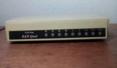 Everplex B/W Quad DUAL PAGE, EP100/E 8BQ 8 Camera Ports - UNTESTED