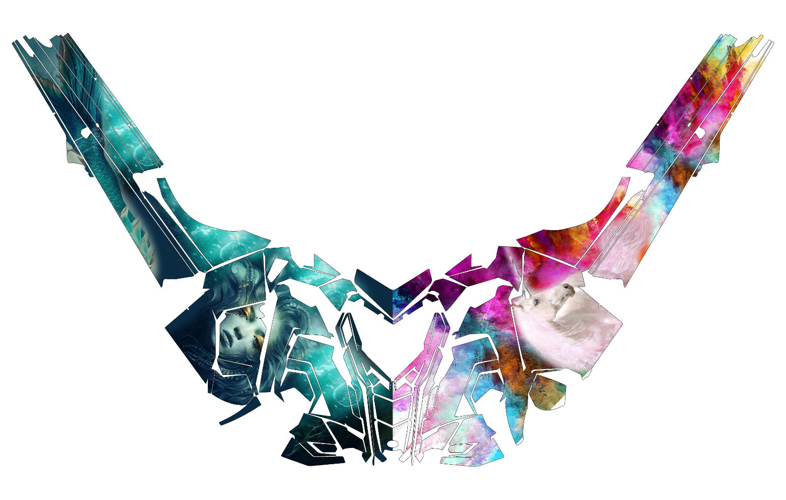 Wrap Graphics Kits VINYL DECALS Grapfix sticker 2016+ POLARIS AXYS Pro Rect KGFX graphics kit