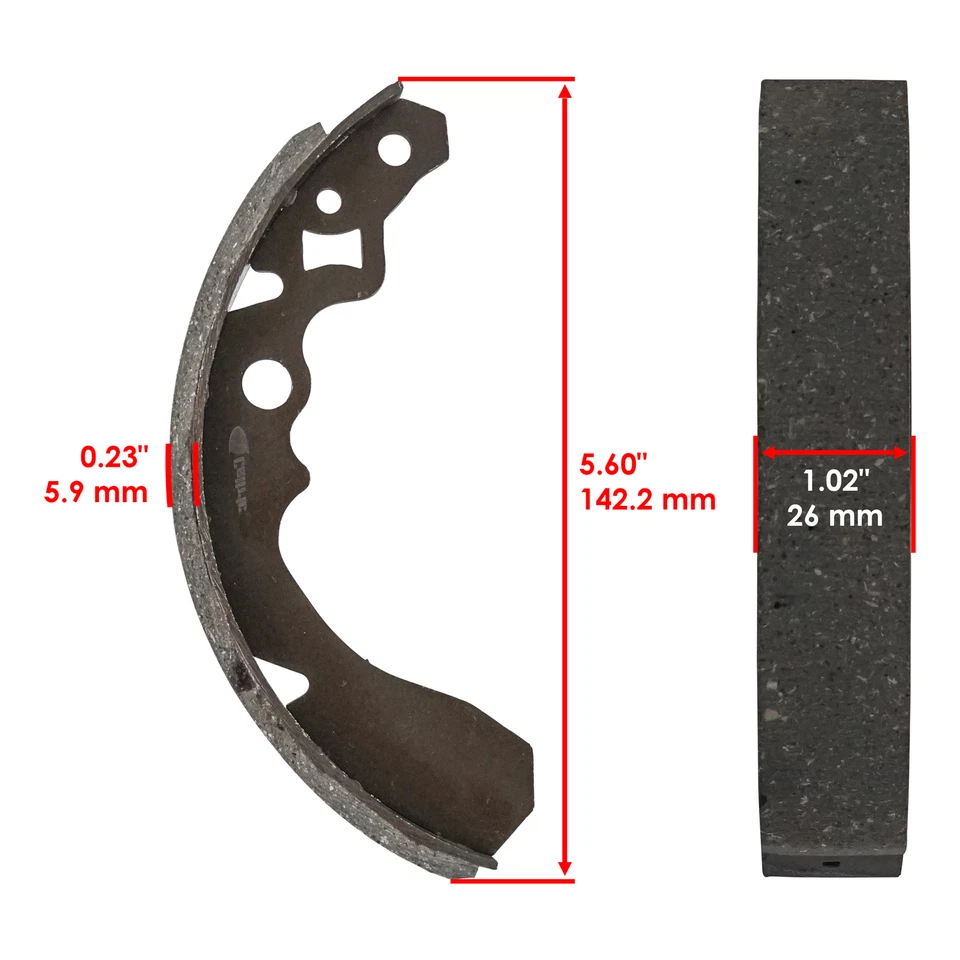 Zapata de freno con cilindro de freno para Kawasaki Mule 600 KAF400 2008-2016 trasero/delantero Foto 2 de 4