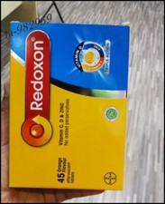 REDOXON Triple Action Vitamin C, Vitamin D  Zinc Effervescent Tablet Free Ship