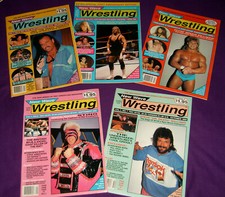 New Wave Wrestling 6 - 10 : FIVE 1992 Issues! Sting Pillman Bret Vader Near Mint