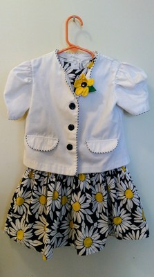 navy blue sunflower dress