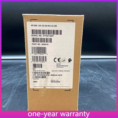 841500-001 MSA N9X91A 2.5  1.6TB SSD SAS 12G Mixed Use Solid State Drive HPE 