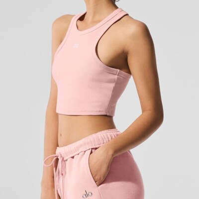 Alo yoga Aspire Tank in Pink Quartz #Large #New with Tag | eBay