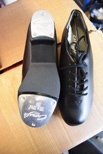Black capezio tic tap toe oxford low heel tap shoes -  All sizes