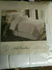 NOBLE EXCELLENCE Villa mini 2 COMFORTER SETS TWIN NIP Cream/off white COASTAL