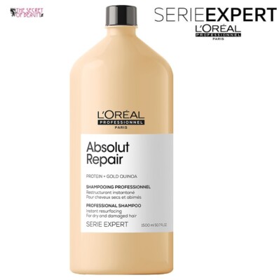 L'Oreal Serie Expert Absolut Repair Shampoo Gold Quinoa + Protein RM 48 Tracked
