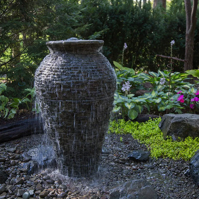 Aquascape Stacked Slate Urn - Large 55 Inch  98940