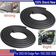 Front Door Seal New For Dodge Ram Pickup Truck Weatherstrip Lh Rh 2002-2009 Front Door Seal New For Dodge Ram Pickup Truck Weatherstrip Lh Rh 2002-2009
