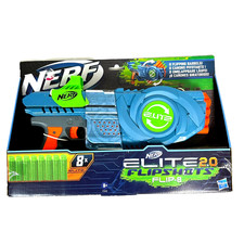 NERF Elite 2.0 Volt SD-1 Soft Dart Blaster Gun 8 Flipping Barrels Flip Shots