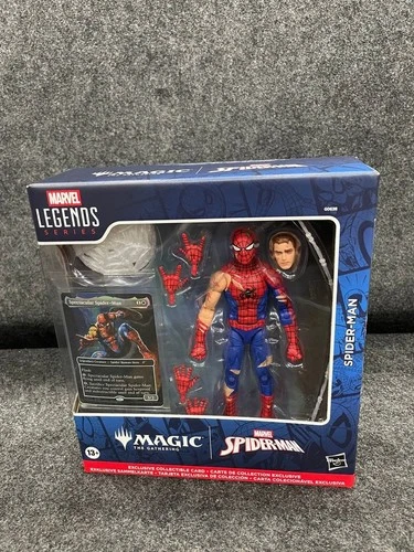 HASBRO Marvel Legends Magic The Gathering Spider-Man Battle-Damaged Figure, NEW - product listing photo