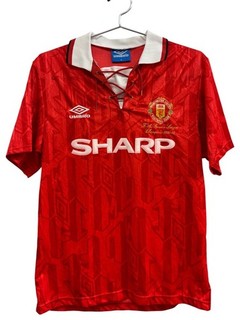 Vintage Men's UMBRO Manchester Untied FBC 1992 1994 Home Jersey Top UK M CG E20