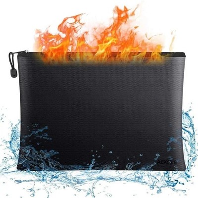2000  Fire Proof money Bag Fireproof Document Pouch Waterproof Safe Cash US