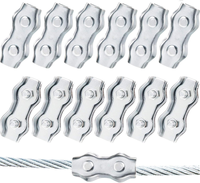 #ad Poly Rope Connector Wires Splicer Galvanized Steel Connector for Electric Fences $25.52