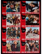 Fotobusta Pour Chi Jouant La Cloche Gary Cooper Ingrid Bergman Tamiroff F254