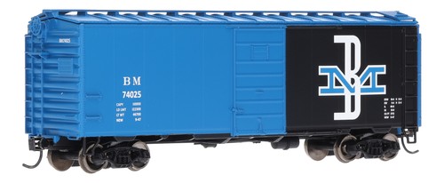 910-2366 Walthers Spur HO 40' PS-1 Boxcar #74025 Boston & Maine (gebraucht) | Zustand: Used