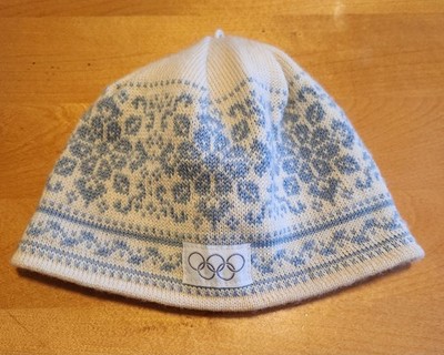 DALE of NORWAY VINTAGE Beanie IOC International Olympic Committee Hat Knit Cap