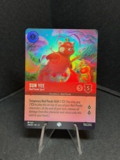 Disney Lorcana Sun Yee - Red Panda Spirit Epic Foil Holo 218/207