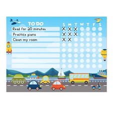 Kid  s Dry Erase Whiteboard Chore Chart  Removeable and Restickable Adhesive ...