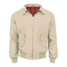 HARRINGTON JACKET MENS CLASSIC RETRO SCOOTER 1970'S VINTAGE BOMBER MOD COAT TOP