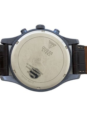 GUESS / クォーツ腕時計/アナログ/レザー/BRW/BRW/W0789G2/ELEVATION GUESS W0789G2 ELEVATION Quartz Analog Leather Watch Brown