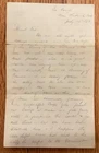 CIVIL WAR LETTER JULY 10, 1863  IN CAMP FREDERICK MD. CONSTANT CANNON FIRE