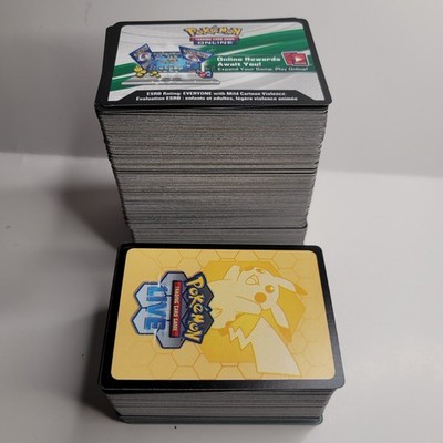 175 Pokemon Online Code Cards TCG LIVE Bulk Lot From Mid Era To Modern (Read Des
