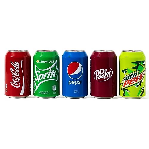 5 Pack Beer Can Covers That Look Like Soda Hide Your Can Silicone Sleeve 