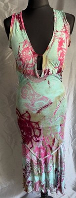 Original Roberto Cavalli Traumhaftes Sommerkleid S 36 It42