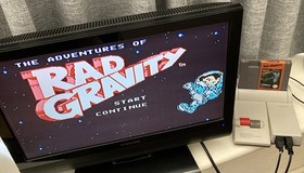 NES ~ RAD GRAVITY ~ Nintendo Game 3 Screw NES-2A-AUS Game Cart Only Pal A