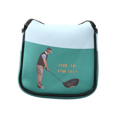 Golf Mallet Putter Head Cover Golf Putter Covers Plüsch gefüttert für Golfer