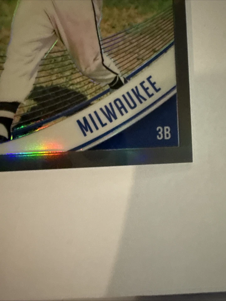 2018 Donruss Optic Eddie Mathews Black Prizm /25 #69 - Image 3 of 4