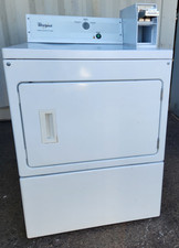 WHIRLPOOL COIN OPERATED FRONT LOAD GAS DRYER MODEL CGM2743BQ0 SN:M41603259 REF 