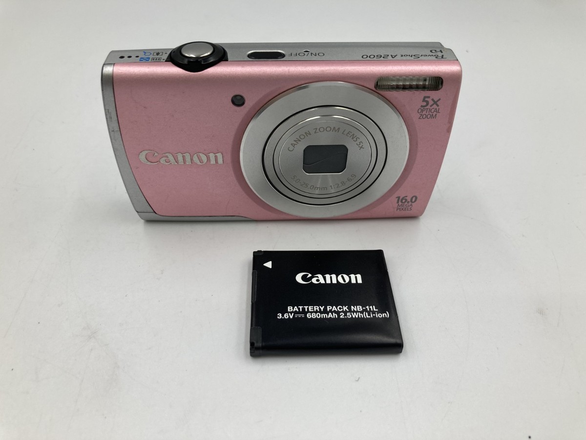 Canon PC1899 Power Shot A2600 ピンク Canon PowerShot A2600 Pink 16.0MP Digital Camera English