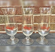 Vintage Midcentury Sears Tower Dinghy Club Hurricane Glasses - Set of 3