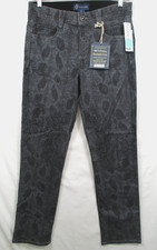 -NWT Democracy "Ab" Solution Straight Leg Women's Jeans Grey Print Sz 10