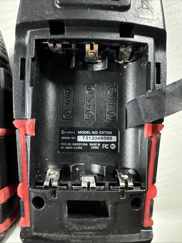 2 For Parts Or Repair- Cobra 2-Way Radio Walkie/talkie. Model CXT595 - Picture 16 of 20