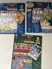 Lot of 3. Paper Pizazz Disney Scrapbook Pages Mickey  Friends 2 New, 1 Used
