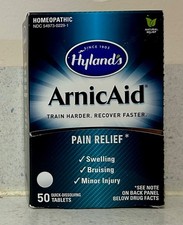 Hyland's Arnicaid Naturals Pain Relief Swelling Tablets Homeopathic 50 count