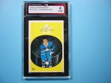 1962/63 PARKHURST NHL HOCKEY CARD #12 ED LITZENBERGER KSA 6 EX/NM SHARP!! PARKIE
