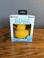 NEW / SEALED Aconic Yellow Rubber Duck Bluetooth Wireless Shower Speaker