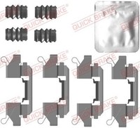 Quick Brake 109-0111 ZubehöRset, Scheibenbremsbelag FüR Nissan, Renault