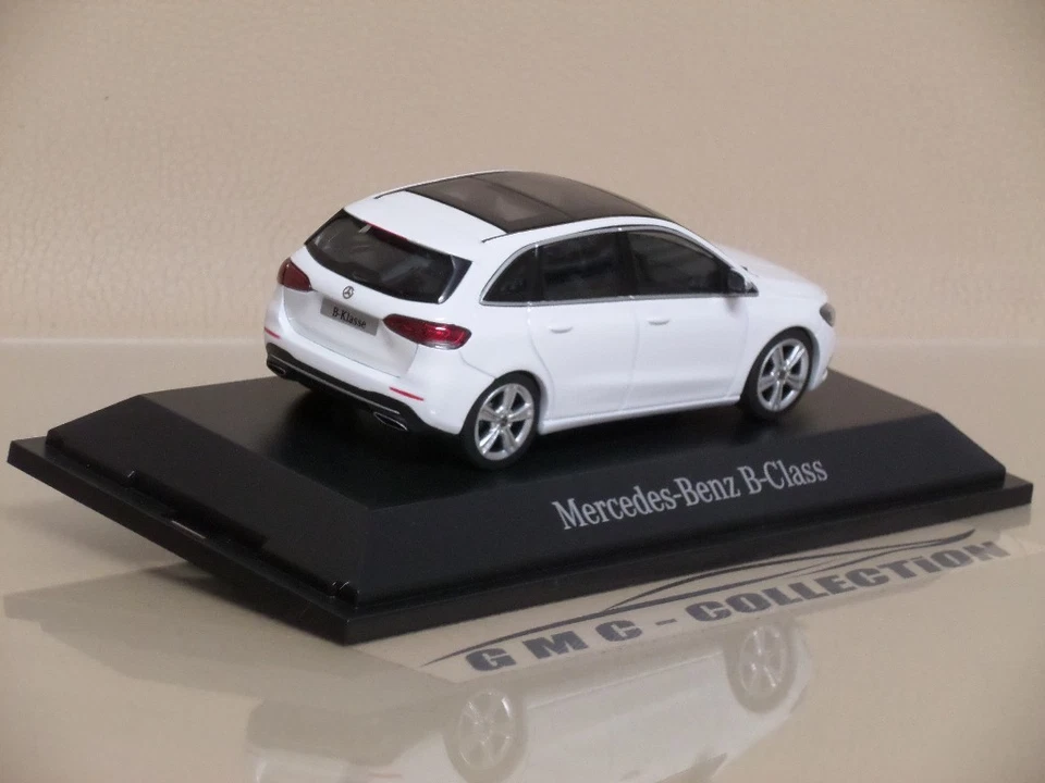 MERCEDES-BENZ W247 B-CLASS 2018 BIANCO POLAR WHITE HERPA 1/43 - Immagine 2 di 3