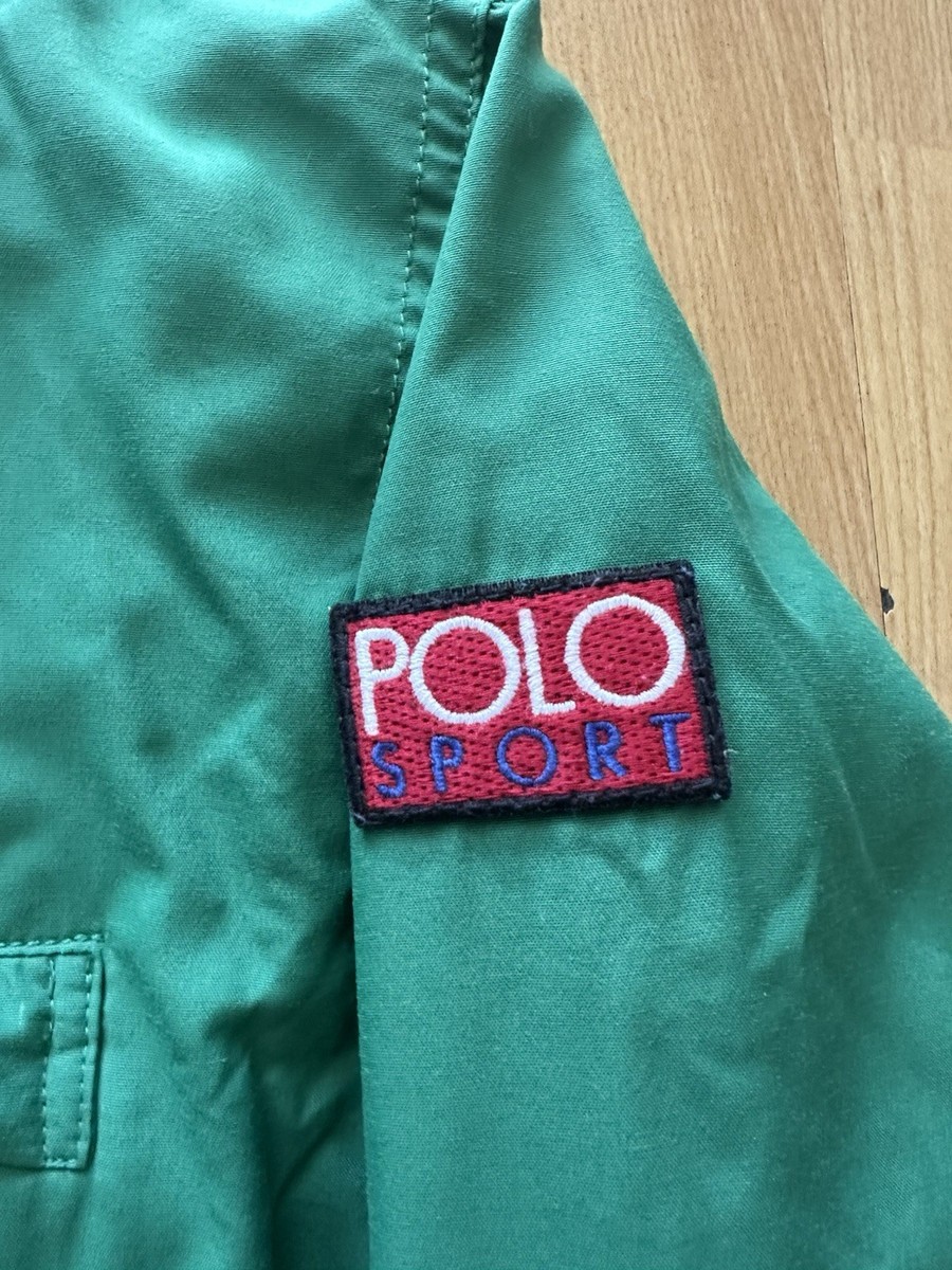 Vintage 90s Polo Ralph Lauren Golf HI-TECH Fleece Lined Green
