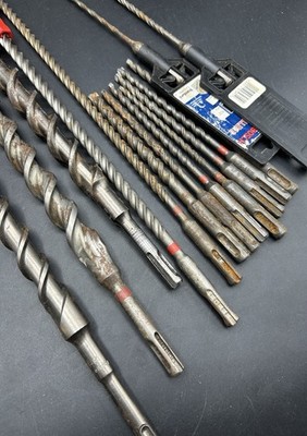 Hilti +Bosch SDS-Plus Rotary Hammer Concrete Drill Bit Lot Masonry Lot Mixed Use