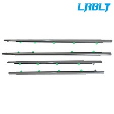Lablt Outer Window Weatherstrip Seal Belt Chrome For Honda Crv 2012 2013-2016