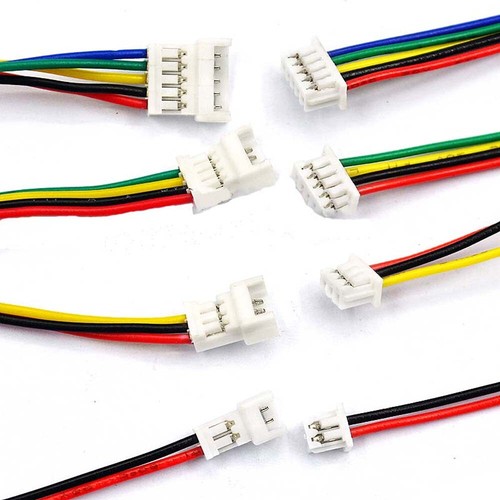 Connector Cable Wire Male+Female Set 1.25mm 2 3 4 Pin With Crimp Terminals 30cm - Picture 2 of 3