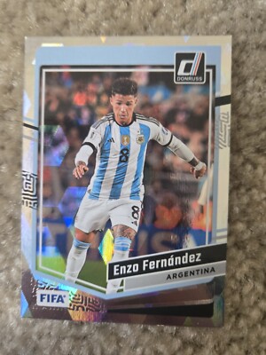 2023-24 Panini Donruss Cubic FIFA Soccer #4 Enzo Fernandez Argentina