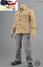 1/6 Male combat clothes C for 12" Figure pants shirt for hot toys worldbox ❶USA❶